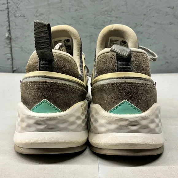 New Balance Women's 9 574 Sport Fresh Foam Grey Purple Teal Sneakers Running - Picture 12 of 16